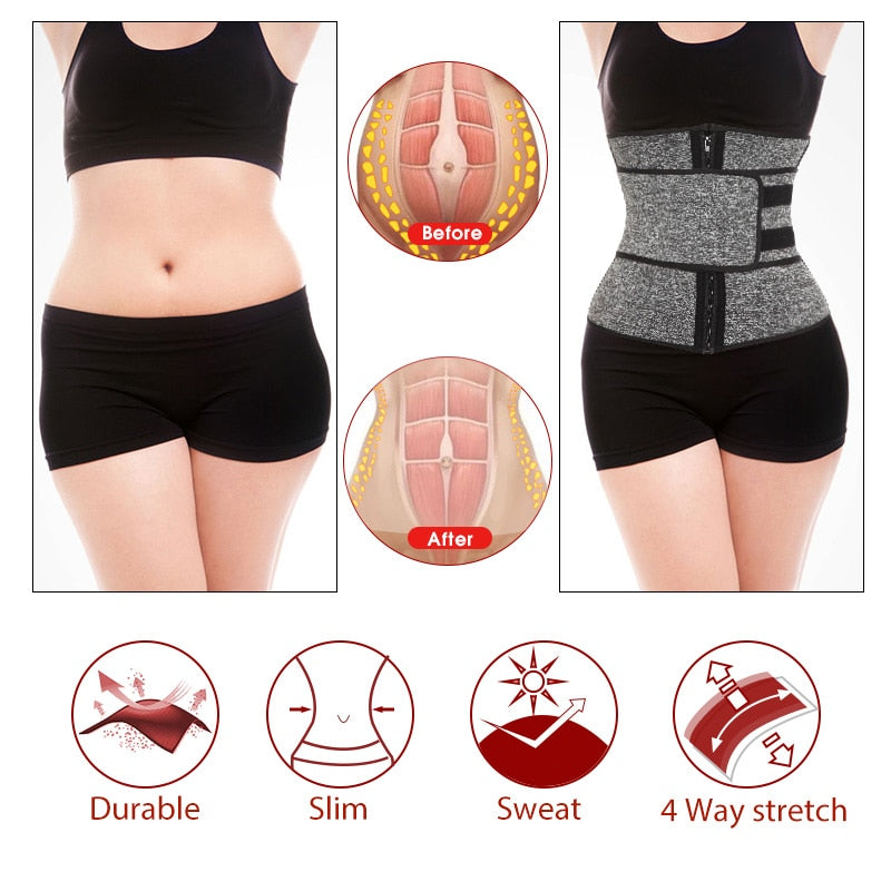 Neoprene Waist Trainer For Women Fat Burning, Slimming, Tummy