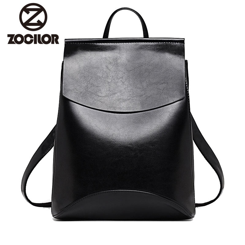 2023New Women Leather Backpacks Fashion Leopard Print Shoulder